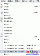 ��ô����Word2003���ʹ���ĵ���¼